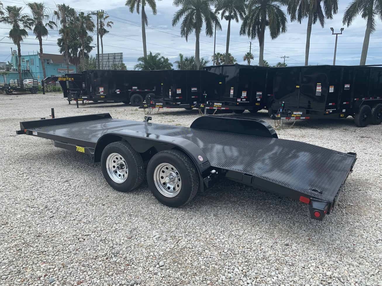 Big Tex 7×18 STEEL Deck Car Trailer 70DM-18 - Image 2
