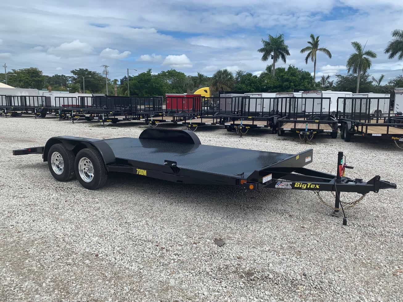 Big Tex 7×18 STEEL Deck Car Trailer 70DM-18 - Image 4